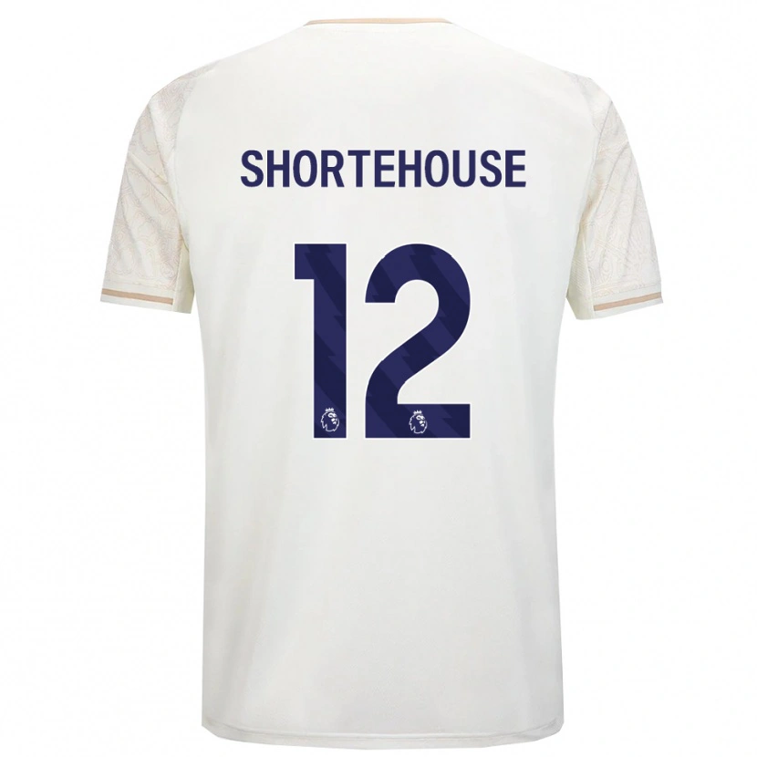 Danxen Kinder Michael Shortehouse #12 Creme Weiß Schwarz Auswärtstrikot Trikot 2025/26 T-Shirt
