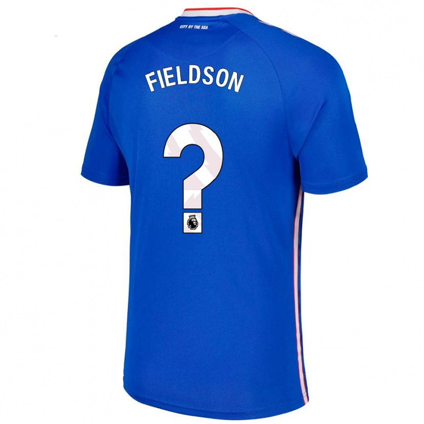 Danxen Kinder Henry Fieldson #0 Blau Weiß Auswärtstrikot Trikot 2025/26 T-Shirt