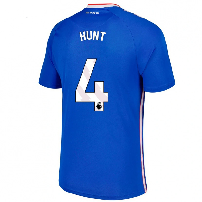 Danxen Kinder Liam Hunt #4 Blau Weiß Auswärtstrikot Trikot 2025/26 T-Shirt