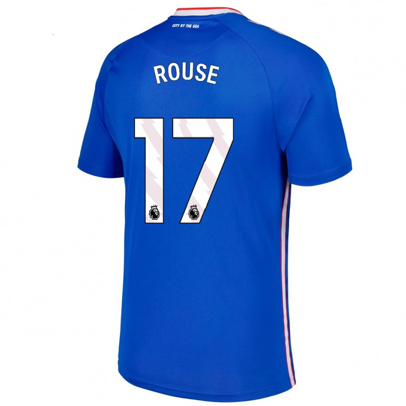 Danxen Kinder Mollie Rouse #17 Blau Weiß Auswärtstrikot Trikot 2025/26 T-Shirt