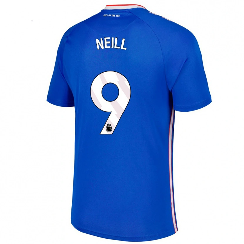 Danxen Kinder Marcus Neill #9 Blau Weiß Auswärtstrikot Trikot 2025/26 T-Shirt