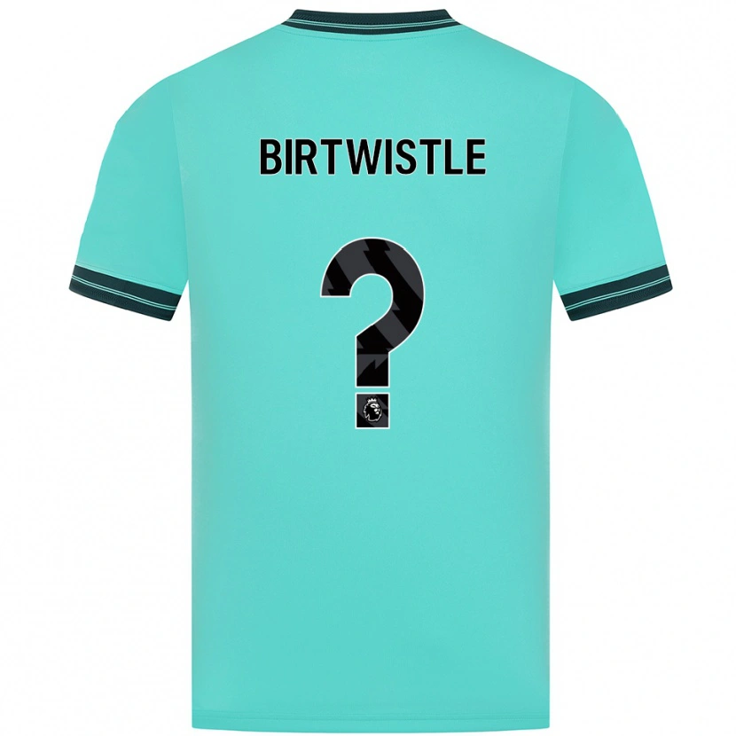 Danxen Kinder Harry Birtwistle #0 Himmelblau Grün Auswärtstrikot Trikot 2025/26 T-Shirt