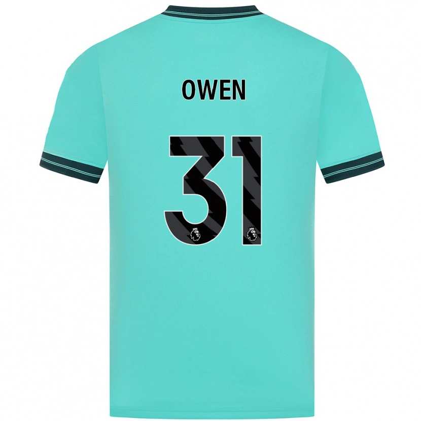 Danxen Kinder Skye Owen #31 Himmelblau Grün Auswärtstrikot Trikot 2025/26 T-Shirt