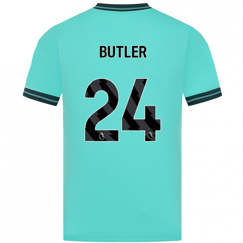 Danxen Kinder Elli Butler #24 Himmelblau Grün Auswärtstrikot Trikot 2025/26 T-Shirt