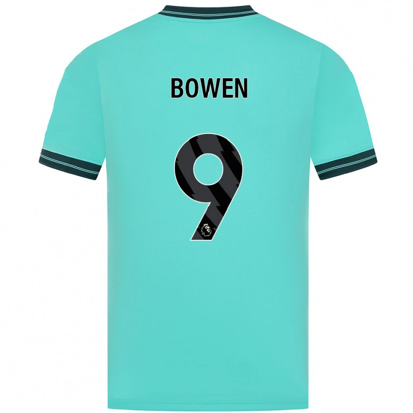 Danxen Kinder Reiss Bowen #9 Himmelblau Grün Auswärtstrikot Trikot 2025/26 T-Shirt