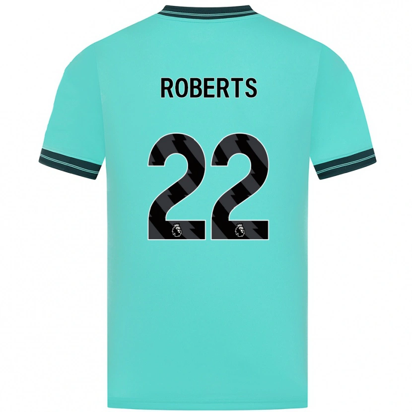 Danxen Kinder Beth Roberts #22 Himmelblau Grün Auswärtstrikot Trikot 2025/26 T-Shirt