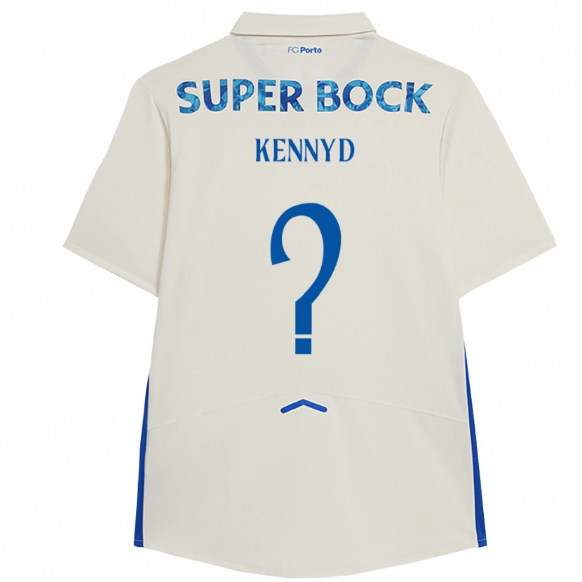 Danxen Kinder Kennyd #0 Weiß Blau Ausweichtrikot Trikot 2025/26 T-Shirt