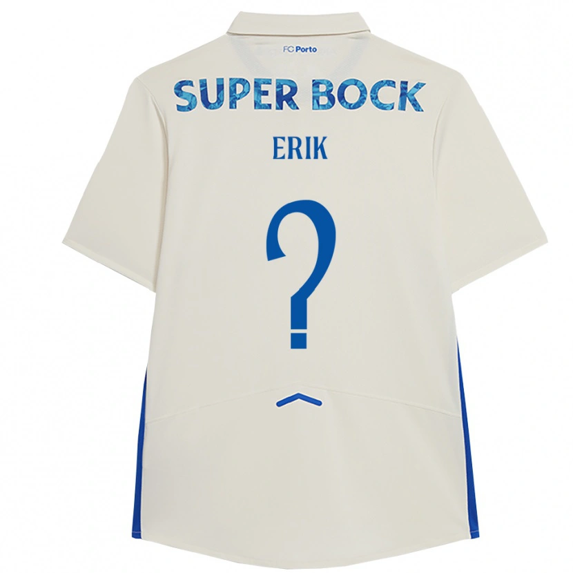 Danxen Kinder Erik #0 Weiß Blau Ausweichtrikot Trikot 2025/26 T-Shirt