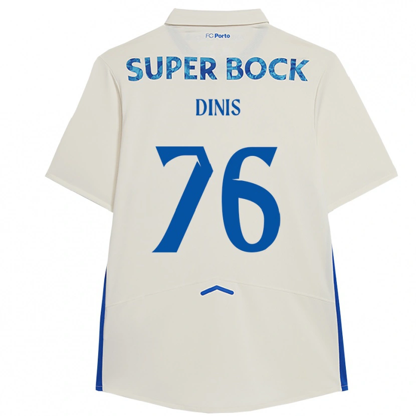 Danxen Kinder Dinis #76 Weiß Blau Ausweichtrikot Trikot 2025/26 T-Shirt