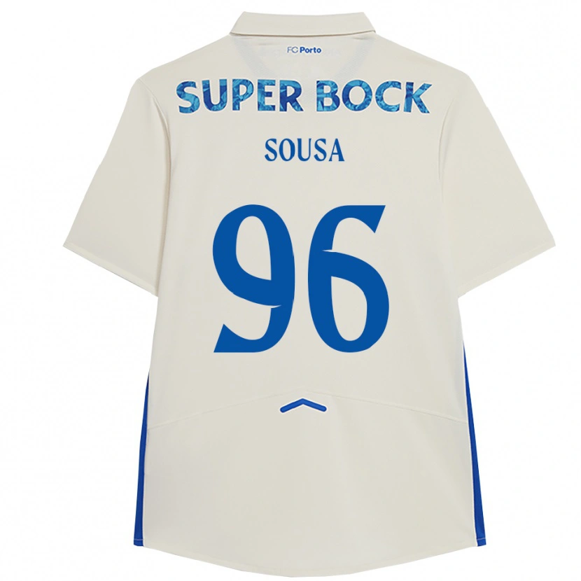 Danxen Kinder Filipe Sousa #96 Weiß Blau Ausweichtrikot Trikot 2025/26 T-Shirt