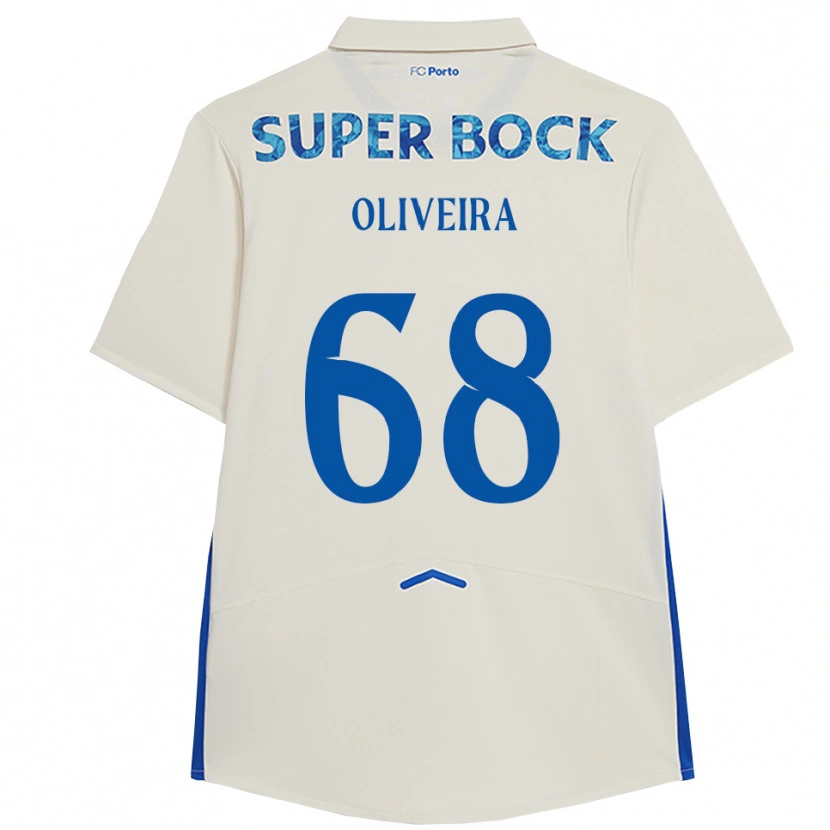 Danxen Kinder André Oliveira #68 Weiß Blau Ausweichtrikot Trikot 2025/26 T-Shirt