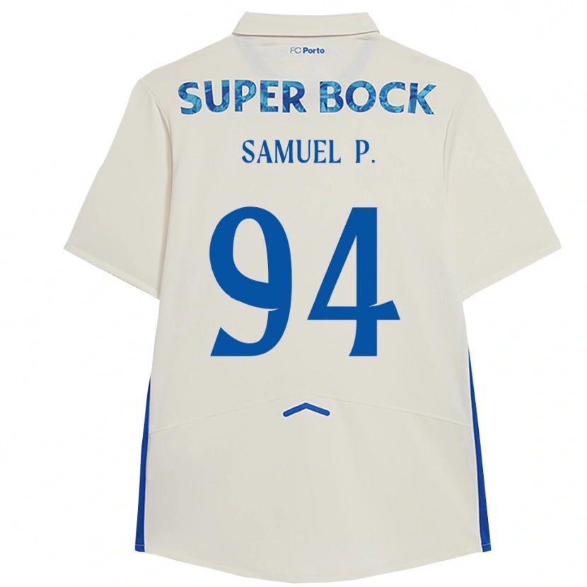 Danxen Kinder Samuel #94 Weiß Blau Ausweichtrikot Trikot 2025/26 T-Shirt