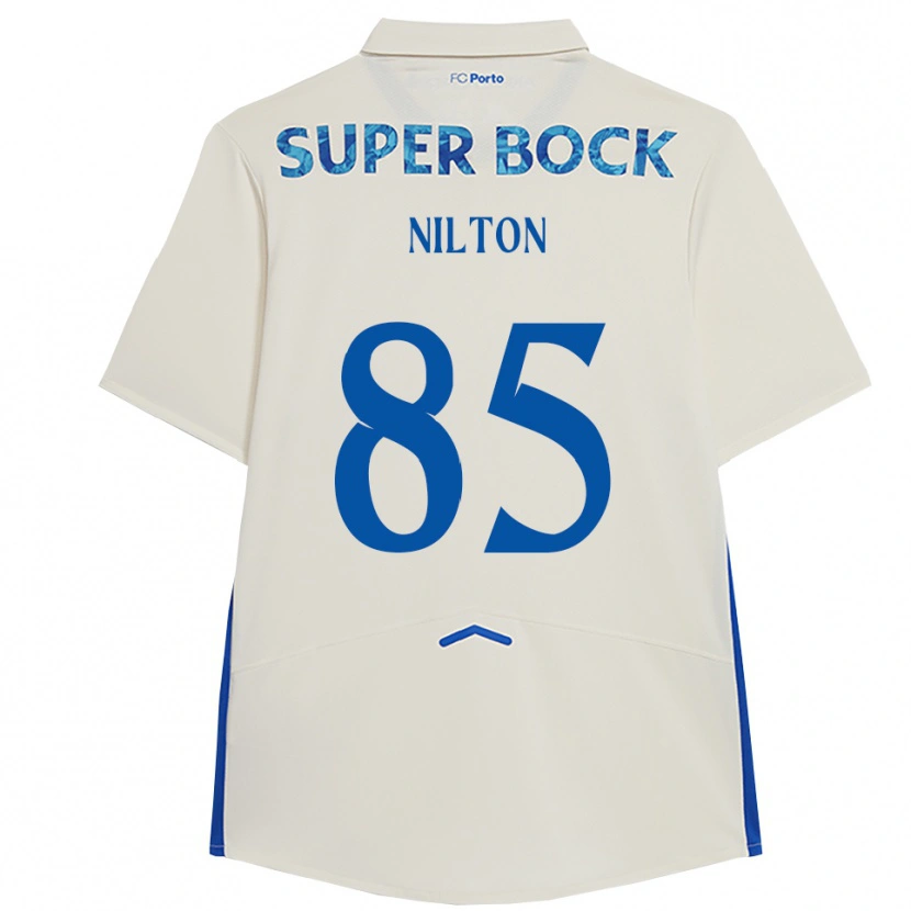 Danxen Kinder Nilton #85 Weiß Blau Ausweichtrikot Trikot 2025/26 T-Shirt