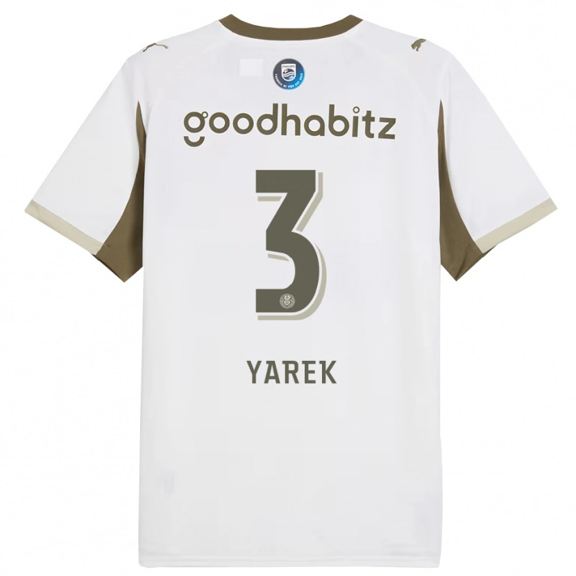 Danxen Kinder Yarek Gasiorowski #3 Weiß Grau Ausweichtrikot Trikot 2025/26 T-Shirt