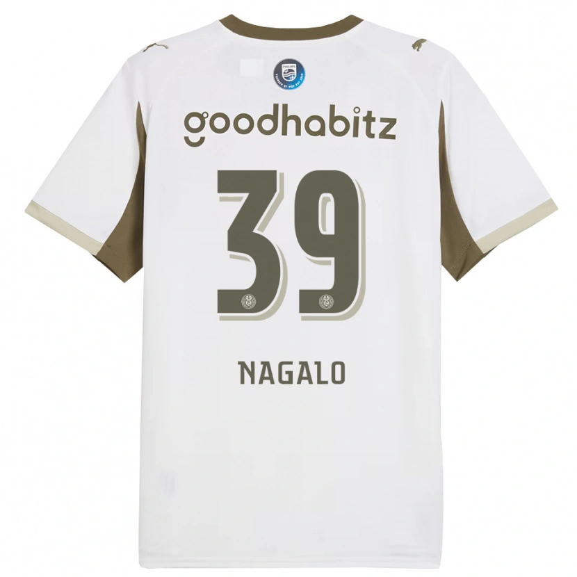 Danxen Kinder Adamo Nagalo #39 Weiß Grau Ausweichtrikot Trikot 2025/26 T-Shirt