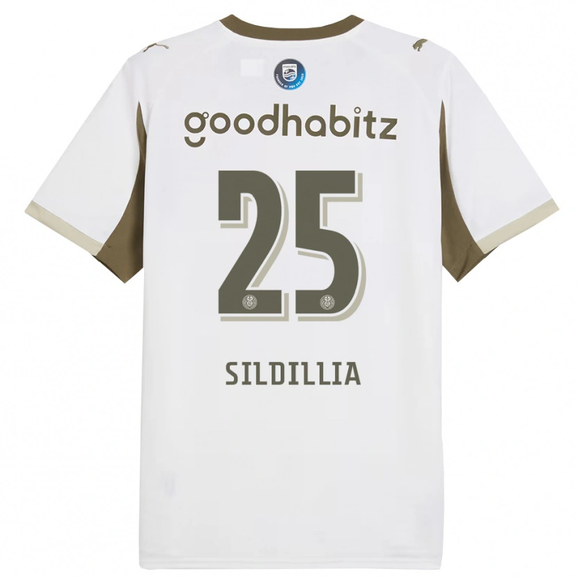 Danxen Kinder Kiliann Sildillia #25 Weiß Grau Ausweichtrikot Trikot 2025/26 T-Shirt
