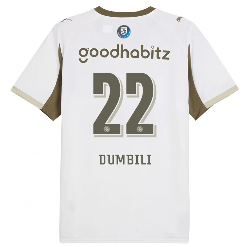 Danxen Kinder Samuel Dumbili #22 Weiß Grau Ausweichtrikot Trikot 2025/26 T-Shirt