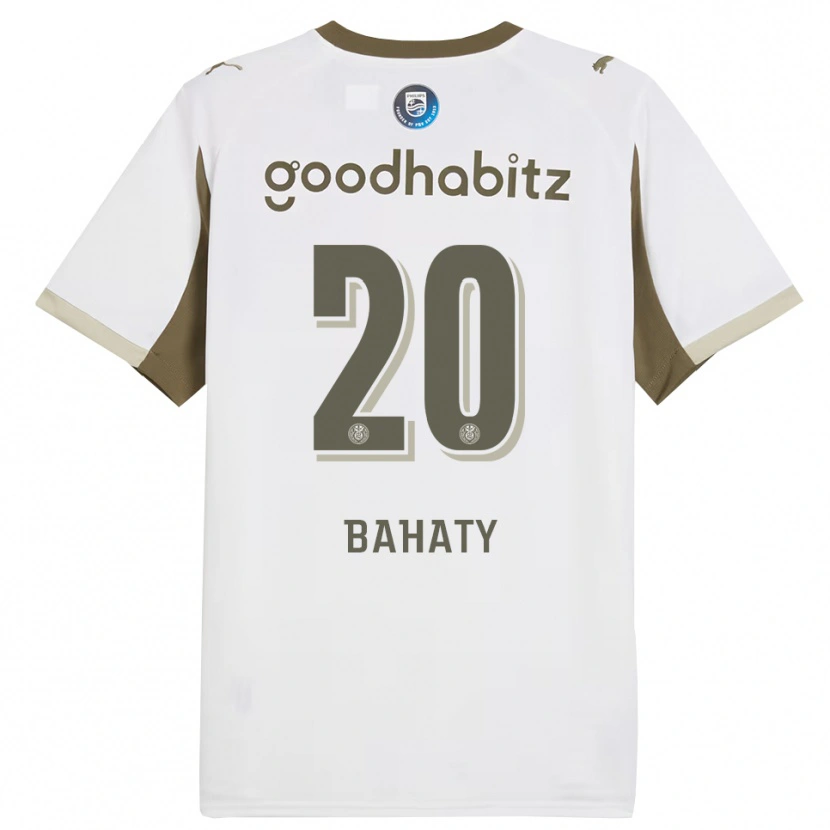 Danxen Kinder Manuel Bahaty #20 Weiß Grau Ausweichtrikot Trikot 2025/26 T-Shirt