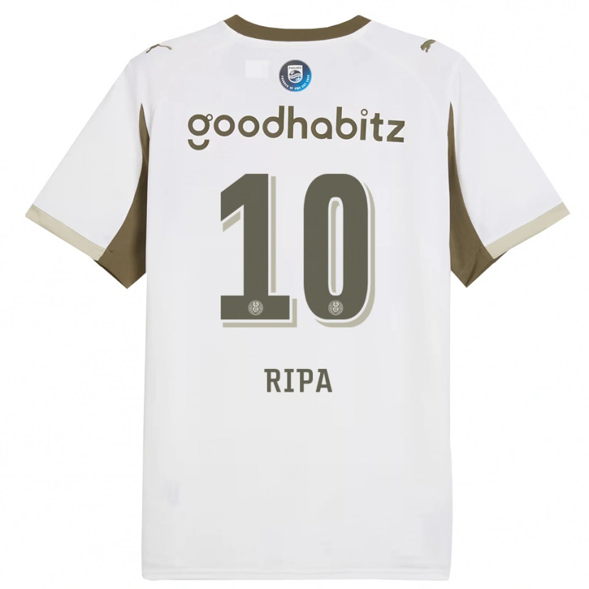 Danxen Kinder Chimera Ripa #10 Weiß Grau Ausweichtrikot Trikot 2025/26 T-Shirt