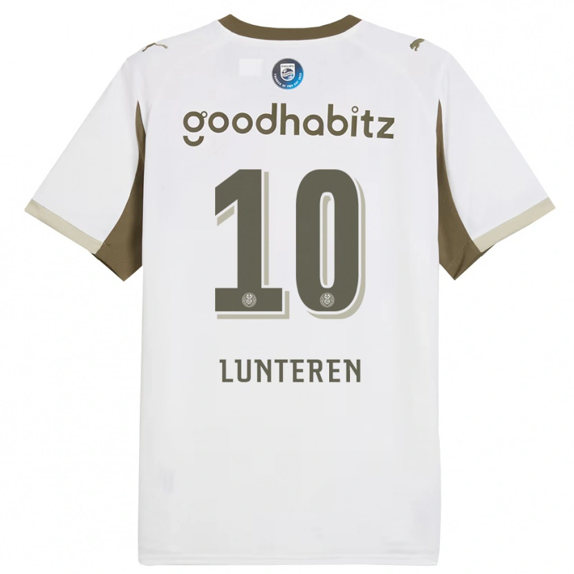 Danxen Kinder Desiree Van Lunteren #10 Weiß Grau Ausweichtrikot Trikot 2025/26 T-Shirt