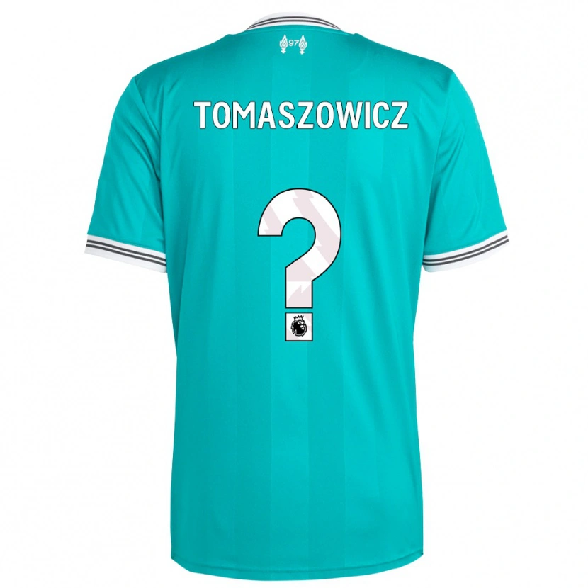 Danxen Kinder Aiden Tomaszowicz #0 Grün Weiß Ausweichtrikot Trikot 2025/26 T-Shirt