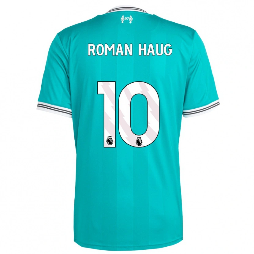 Danxen Kinder Sophie Román Haug #10 Grün Weiß Ausweichtrikot Trikot 2025/26 T-Shirt