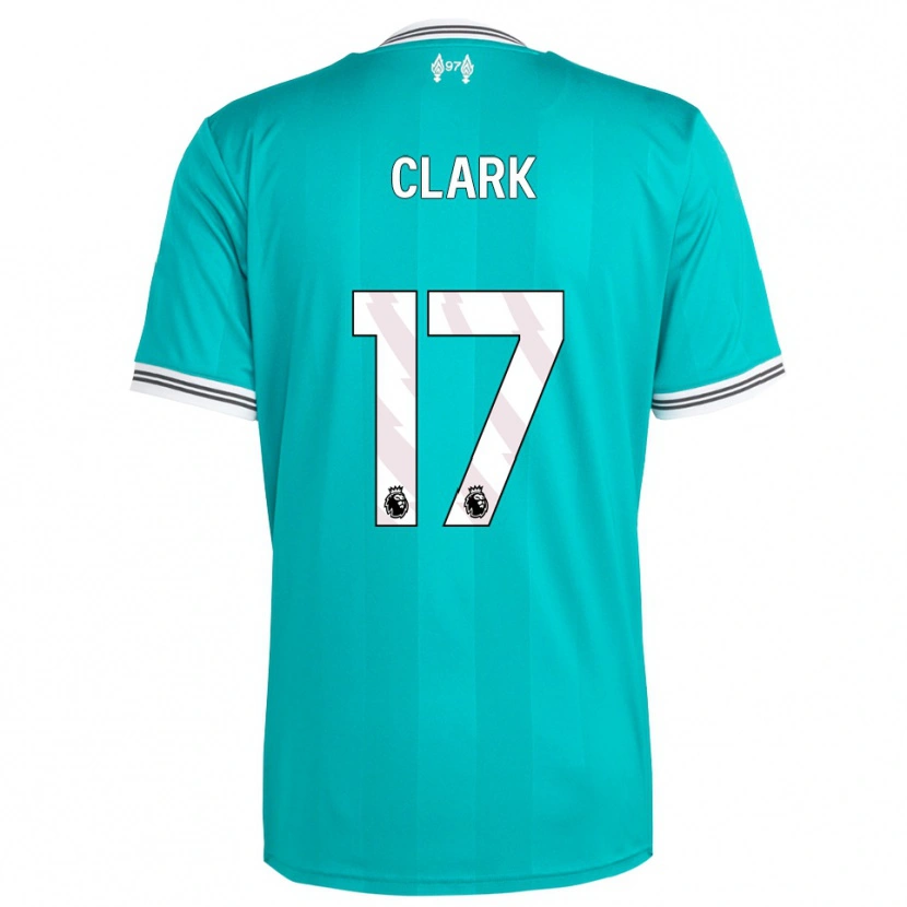Danxen Kinder Jenna Clark #17 Grün Weiß Ausweichtrikot Trikot 2025/26 T-Shirt