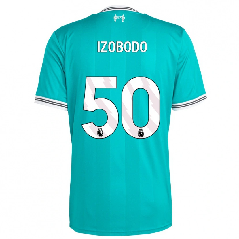 Danxen Kinder Elijah Izobodo John #50 Grün Weiß Ausweichtrikot Trikot 2025/26 T-Shirt
