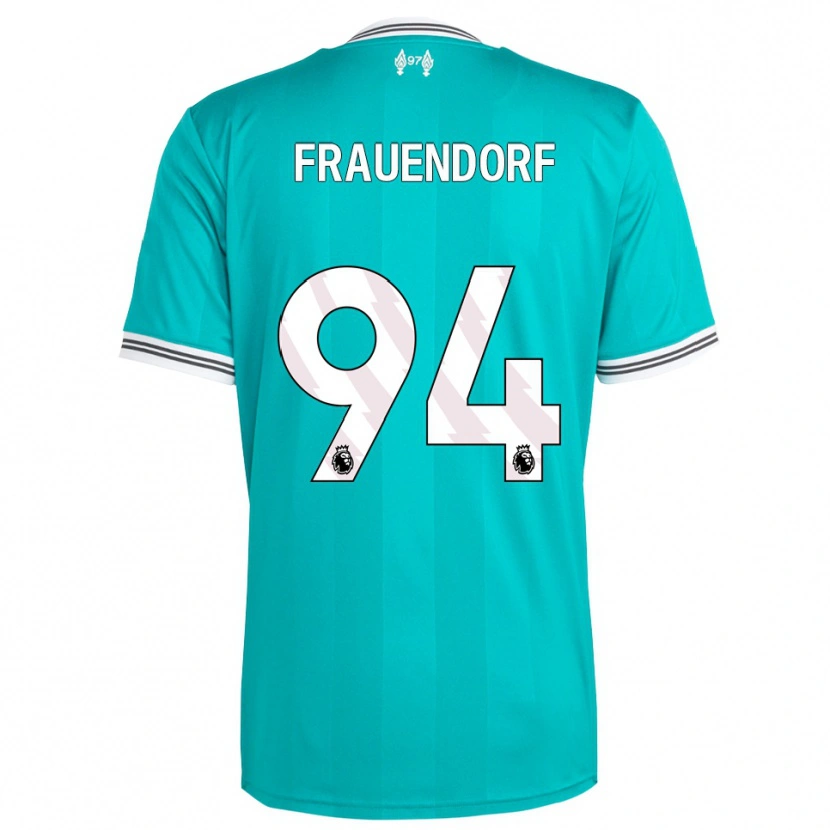 Danxen Kinder Melkamu Frauendorf #94 Grün Weiß Ausweichtrikot Trikot 2025/26 T-Shirt