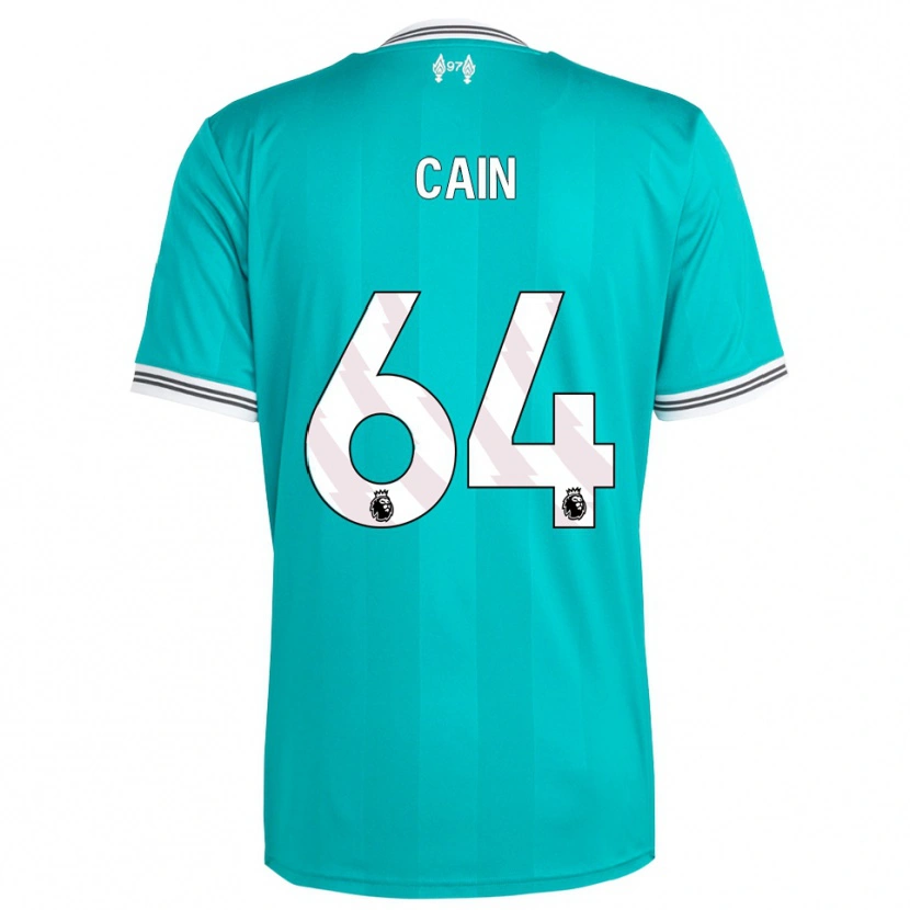 Danxen Kinder Jake Cain #64 Grün Weiß Ausweichtrikot Trikot 2025/26 T-Shirt