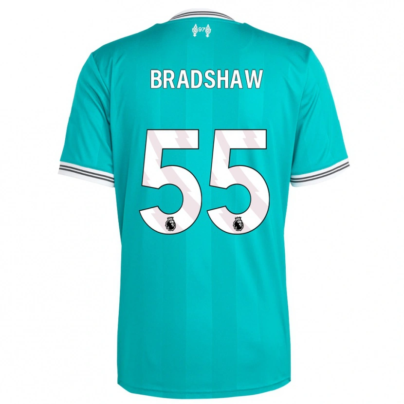 Danxen Kinder Joe Bradshaw #55 Grün Weiß Ausweichtrikot Trikot 2025/26 T-Shirt
