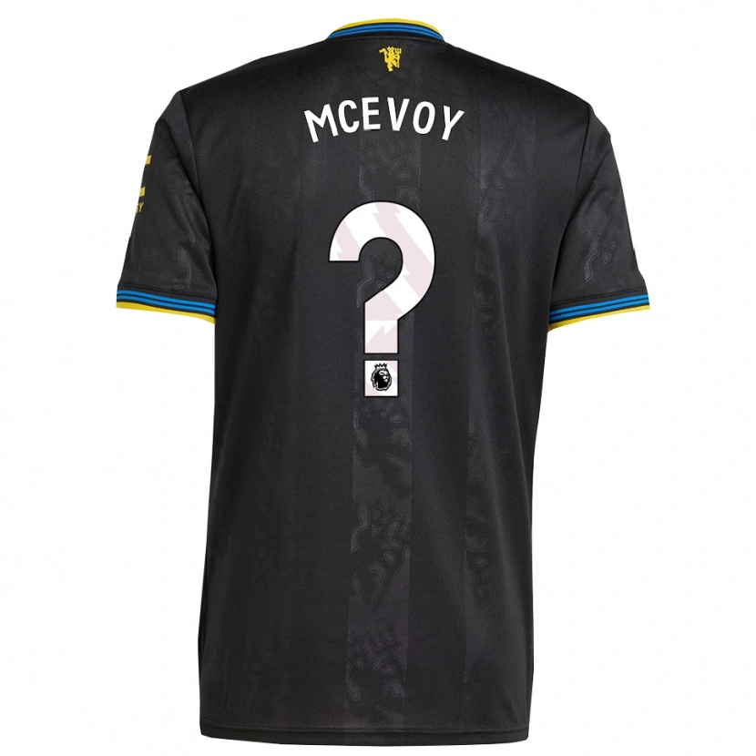 Danxen Kinder Jay Mcevoy #0 Schwarz Gelb Blau Ausweichtrikot Trikot 2025/26 T-Shirt
