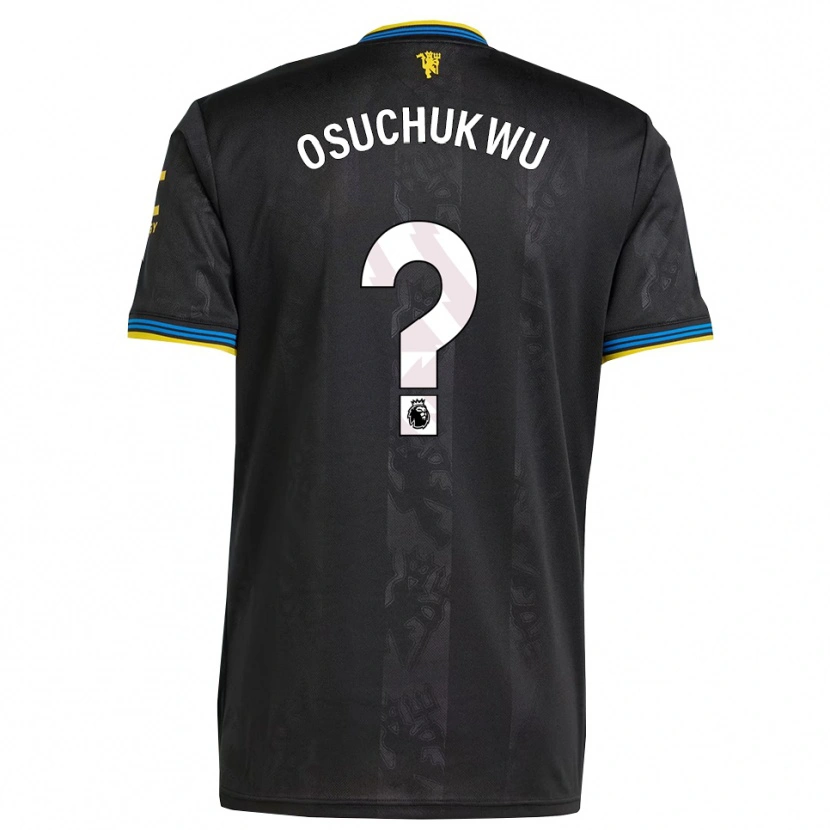 Danxen Kinder Darlington Osuchukwu #0 Schwarz Gelb Blau Ausweichtrikot Trikot 2025/26 T-Shirt