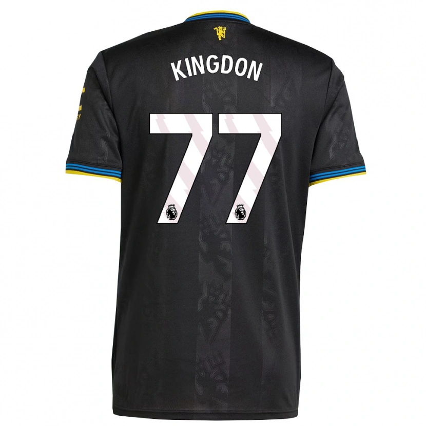 Danxen Kinder Jack Kingdon #77 Schwarz Gelb Blau Ausweichtrikot Trikot 2025/26 T-Shirt