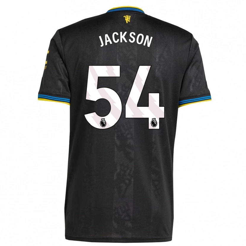 Danxen Kinder Louis Jackson #54 Schwarz Gelb Blau Ausweichtrikot Trikot 2025/26 T-Shirt