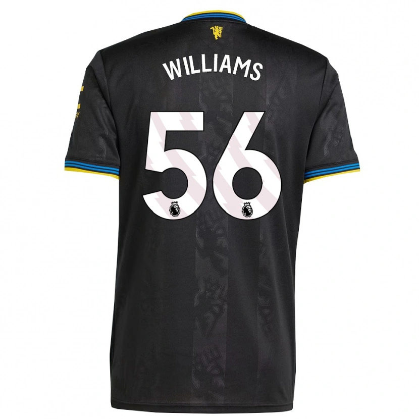 Danxen Kinder Ethan Williams #56 Schwarz Gelb Blau Ausweichtrikot Trikot 2025/26 T-Shirt