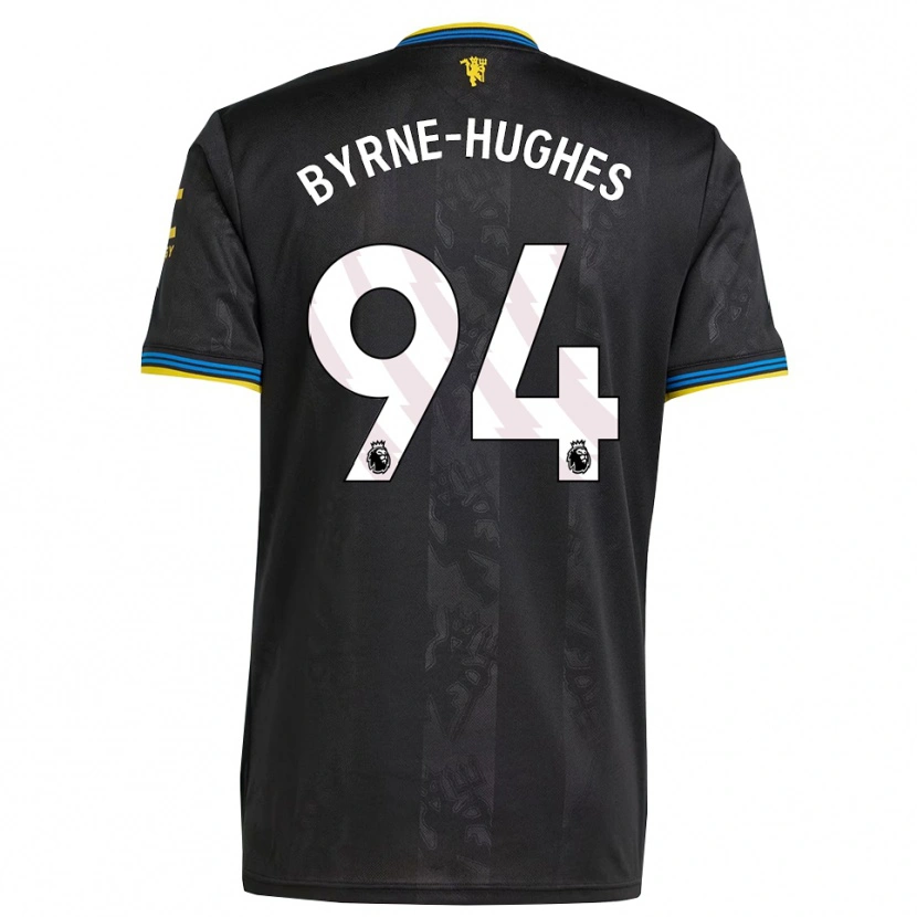 Danxen Kinder Cameron Byrne-Hughes #94 Schwarz Gelb Blau Ausweichtrikot Trikot 2025/26 T-Shirt