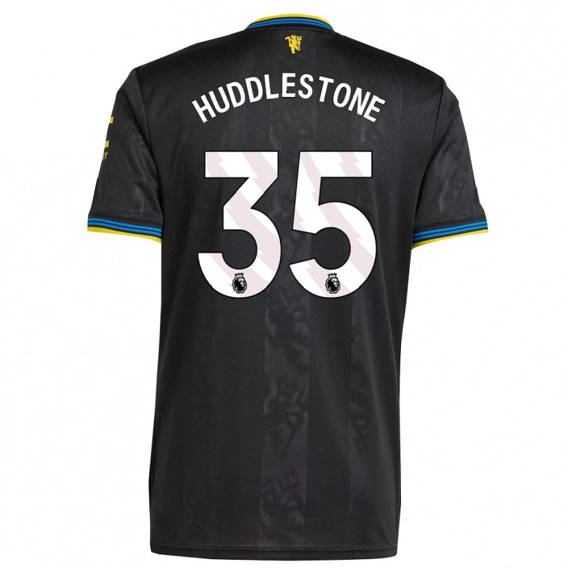 Danxen Kinder Tom Huddlestone #35 Schwarz Gelb Blau Ausweichtrikot Trikot 2025/26 T-Shirt