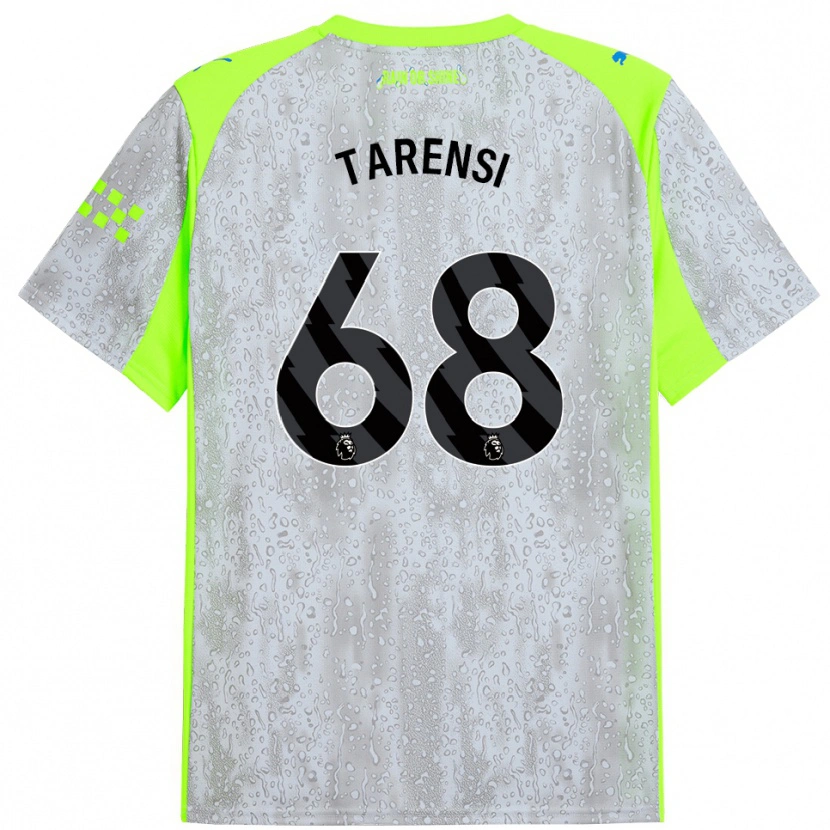 Danxen Kinder Oscar Tarensi #68 Grau Gelb Ausweichtrikot Trikot 2025/26 T-Shirt