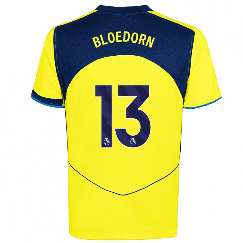 Danxen Kinder Carey Bloedorn #13 Gelb Marineblau Ausweichtrikot Trikot 2025/26 T-Shirt