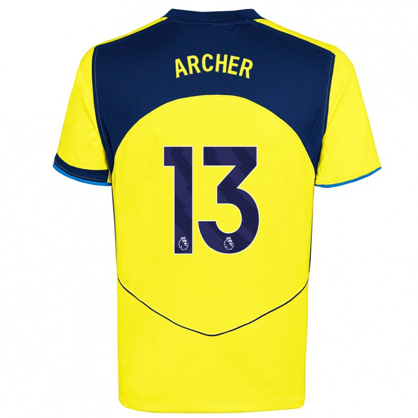 Danxen Kinder Samual Archer #13 Gelb Marineblau Ausweichtrikot Trikot 2025/26 T-Shirt