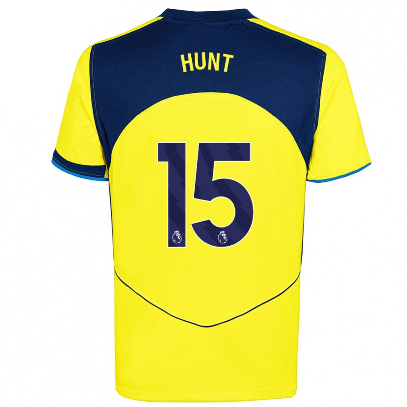 Danxen Kinder Clare Hunt #15 Gelb Marineblau Ausweichtrikot Trikot 2025/26 T-Shirt