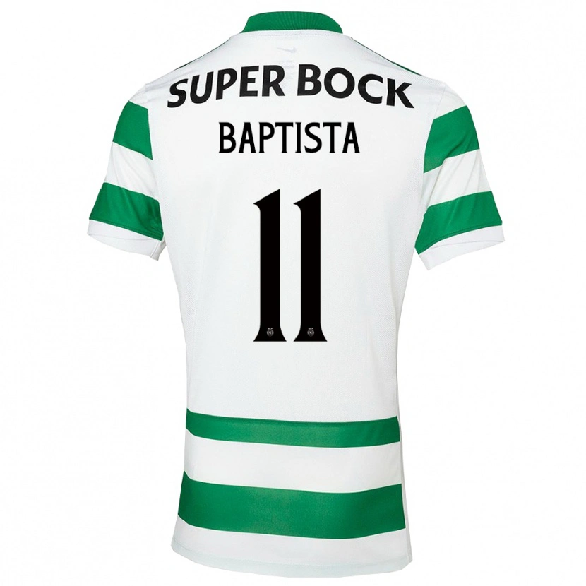 Danxen Herren Brandão Baptista #11 Grün Weiß Heimtrikot Trikot 2025/26 T-Shirt