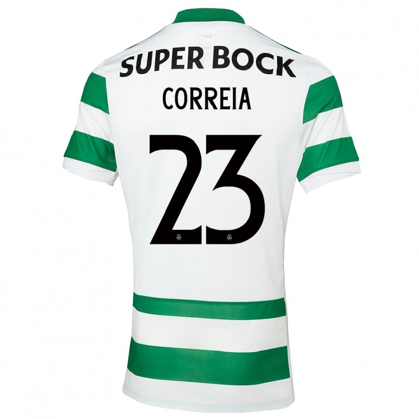 Danxen Herren Duarte Correia #23 Grün Weiß Heimtrikot Trikot 2025/26 T-Shirt