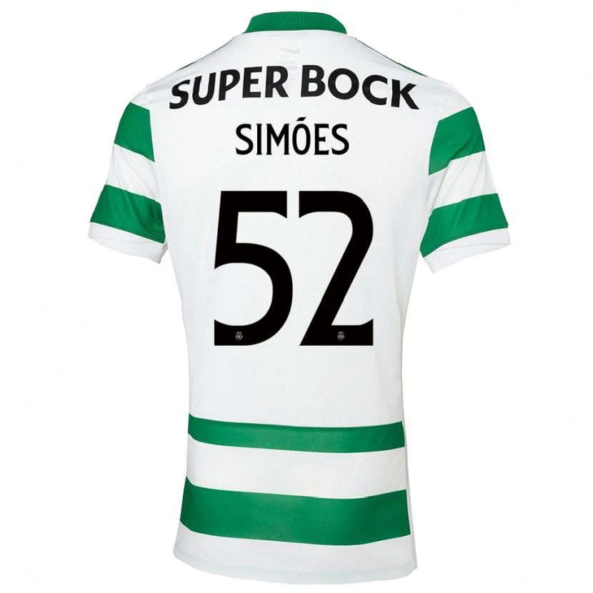 Danxen Herren João Simões #52 Grün Weiß Heimtrikot Trikot 2025/26 T-Shirt