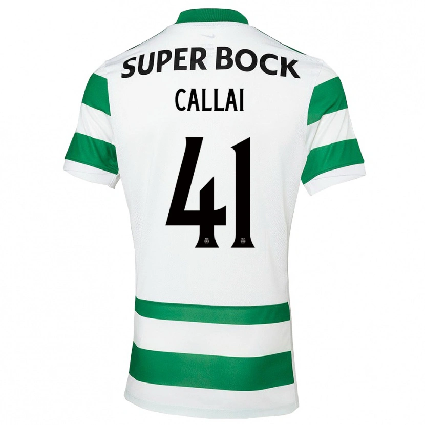 Danxen Herren Diego Callai #41 Grün Weiß Heimtrikot Trikot 2025/26 T-Shirt