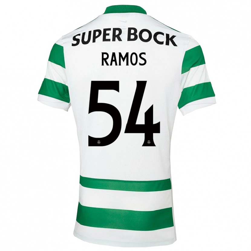 Danxen Herren Bruno Ramos #54 Grün Weiß Heimtrikot Trikot 2025/26 T-Shirt