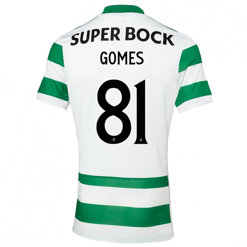 Danxen Herren Salvador Gomes #81 Grün Weiß Heimtrikot Trikot 2025/26 T-Shirt