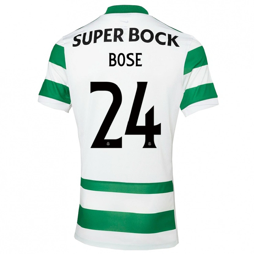 Danxen Herren Ria Bose #24 Grün Weiß Heimtrikot Trikot 2025/26 T-Shirt