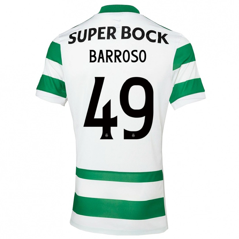 Danxen Herren Leonardo Barroso #49 Grün Weiß Heimtrikot Trikot 2025/26 T-Shirt